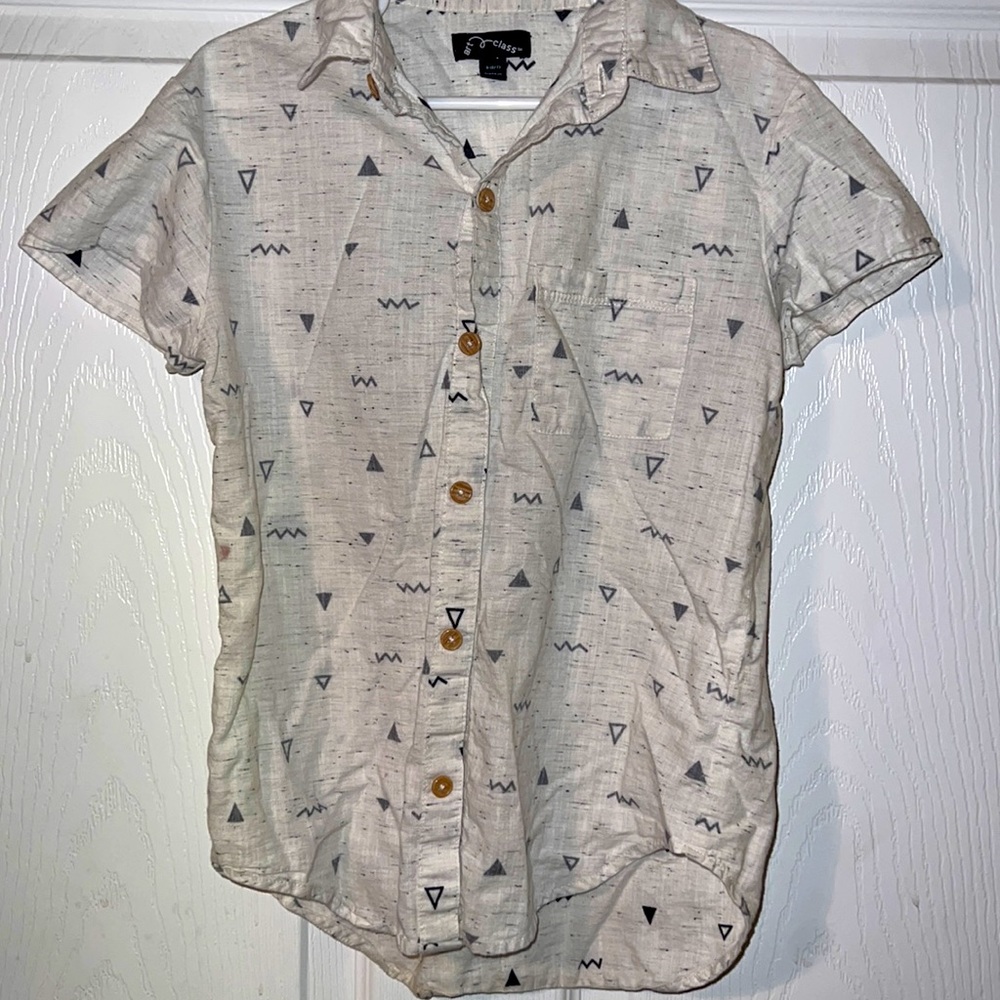 Boys Button down short sleeve